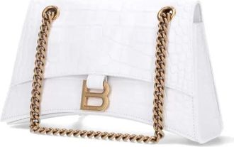 Balenciaga Hobo Bags - Small Crush Shoulder Bag - White - Gr. unisize - in Weiß - für Damen