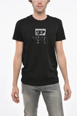 Diesel Crew Neck T-Shirt with Ton sur Ton Logo size Xxl