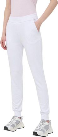 Emporio Armani Dames Katoenen Broek (Wit)