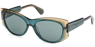 Max & Co. MO0116 98N Womens Sunglasses Green Size 56