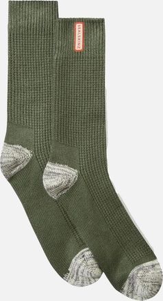 Sealskinz Mens Sealskinz Bradenham Bamboo Socks Green - Size: 9.5/13/12.5/12/11.5/11/9/16/15.5/15/14.5/14/13.5/10.5/10