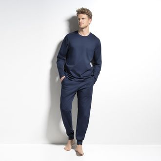 Isa Langarmshirt ISA BODYWEAR Shirt langarm, Herren, Gr. XXL, dunkelblau, Obermaterial: 100% Baumwolle CO., Shirts Langarmshirt