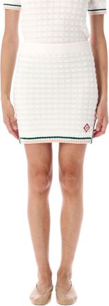 Casablanca Bouclé Mini Skirt