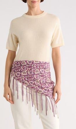 La Fiorentina Paisley Print Square Scarf in Pink at Nordstrom Rack