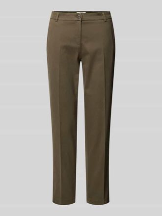 Brax Brax Regular Fit Hose mit verk&uuml;rztem Schnitt Modell Style.Maron in Khaki, Gr&ouml;&szlig;e 42