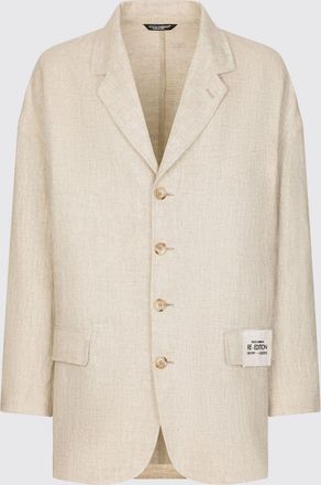 Dolce & Gabbana Linnen Ontspannen Fit Blazer