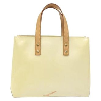 Louis Vuitton Tweedehands leren Louis Vuitton tassen - Dames - Vintage Shopper - Beige - ONE Size - Leer - Vintage