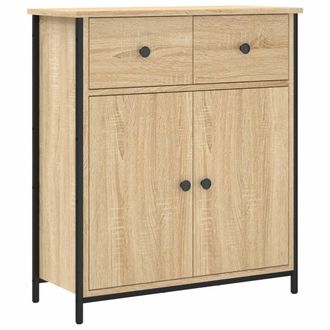 vidaXL Vidaxl - Aparador De Madera De Ingenier&iacute;a Roble Sonoma 70x30x80 Cm
