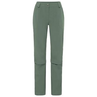 Vaude Farley Stretch Zip Off Capri Pants Trekkinghose f&uuml;r Damen | oliv