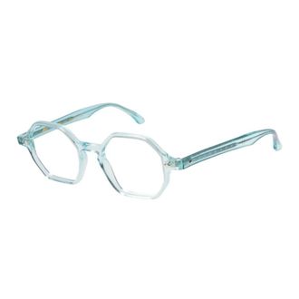K&agrave;dor Glasses, unisex, Blue, Size: 50 MM Octagon Optical Frame
