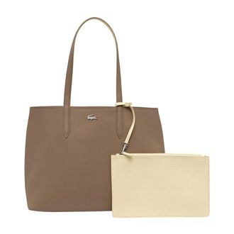 Lacoste Anna Reversible Tote con Neceser - Bags - Mujer - Marr&oacute;n - ONE SIZE