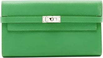 Hermès 2014 Kelly bi-fold wallet - Green
