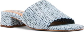 Steve Madden Montgomery Womens Sandals Blue Raffia : 8.5 M, Synthetic