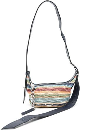 Zadig&Voltaire Le Cecilia geweven mini-tas - Blauw