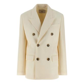 Ami Dames, Jassen, Wit, Maat: 2XS Katoen