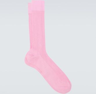 Tom Ford Calcetines acanalados de algod&oacute;n