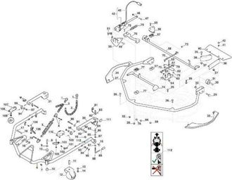 STIGA Sports Tubo Marco Plano 110/125qf Vnga Original Stiga - 387869269/0