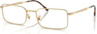 Ray-Ban Optics Brillen - unisex - Accessoires - Geel - Maat: 54 MM