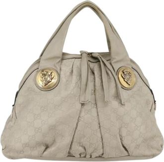 Gucci Pre-owned Lederen Handtas - Dames - Vintage Handtas - Wit - ONE Size - Leer - Vintage