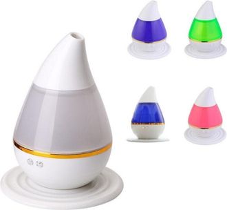 Trade Shop Trade Shop - Humidificador Ultras&oacute;nico Gota Led 250ml Aromas Difusor De Aromaterapia Coche Hogar