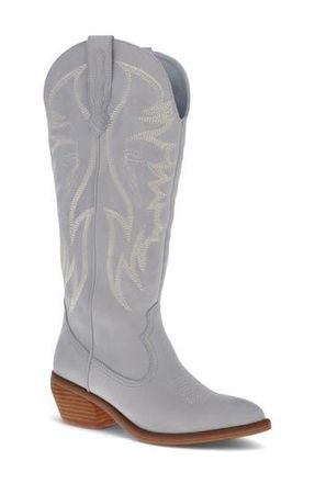 Mia Kyd Western Boot in Light Blue at Nordstrom Rack, Size 6.5
