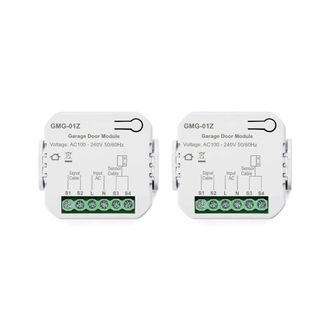 OEM Compatible Con 2 Controladores De Puerta De Garaje Inteligentes Graffiti Zigbee, Control Remoto Universal Para Puerta De Garaje, Aplicaci&oacute;n De Control