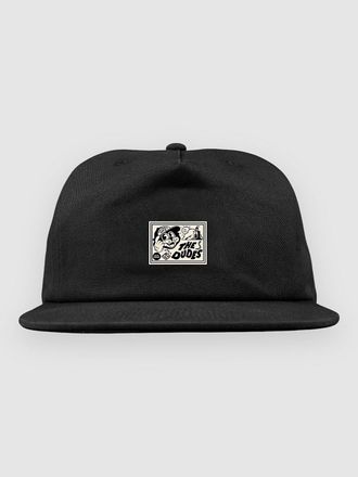THE DUDES Cap Factory Label Unstructured 5 Panel Cap schwarz
