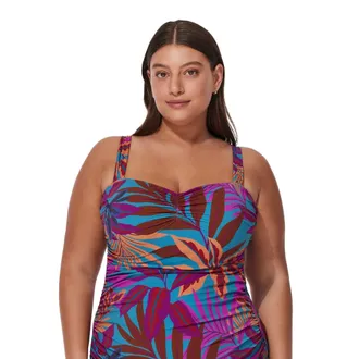 Gottex Plantopia Plus Size Tankini Top