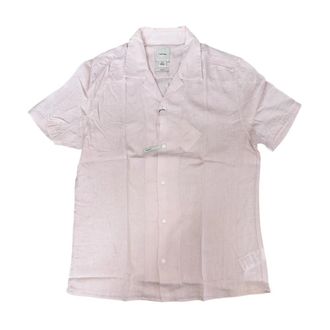 Calvin Klein Short Sleeve Shirts, male, Beige, Size: XL Short Sleeve Shirt