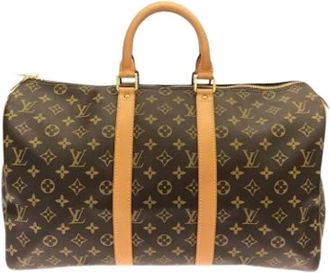 Louis Vuitton Pre-owned Weekend Bags, female, Brown, Size: ONE SIZE Pre-owned Boston Bag