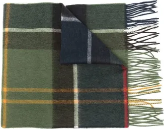 Barbour Check Pattern Scarf