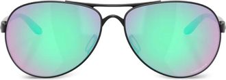 Oakley Feedback sunglasses - women - Metal - 59 - Black
