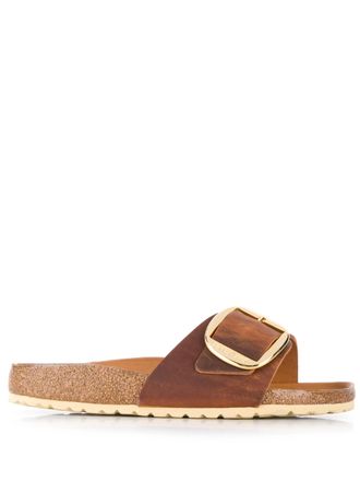 Birkenstock Madrid Big Buckle Cognac, Oiled Leather