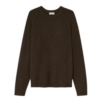American Vintage Damsville Pullover - Heren - Truien - Bruin - Maat: M Wol