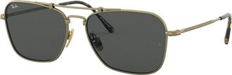Ray-Ban RB8136 913757 Mens Sunglasses Gold Size 58