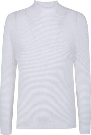Issey Miyake Wooly Pleats Bk Wt 66 Shirt