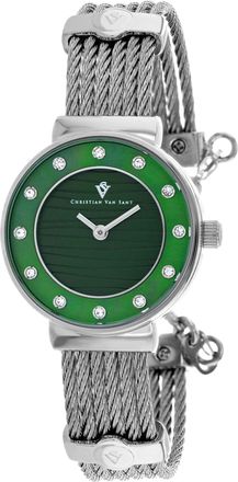 Christian Van Sant Womens Cavo Green Round 28mm