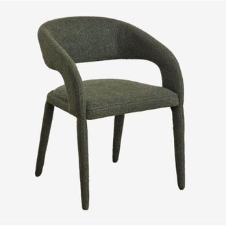 Sklum Sklum - Pack de 4 sillas de comedor con reposabrazos tapizadas Arazeina