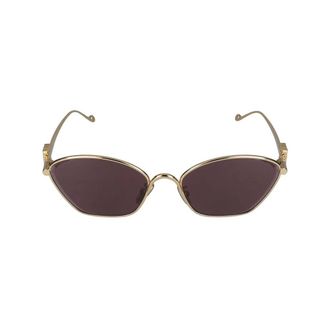 Loewe Anagram Lw40115U Sunglasses - unisex - Loewe - Sunglasses - Brown - 57 MM - Accessories