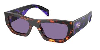 Prada PR A01SF Asian Fit 14O50B Mens Sunglasses Tortoiseshell Size 55