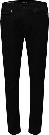 Replay Mens Grover Straight-Fit Jeans in Blue Cotton - Size 29W/32L