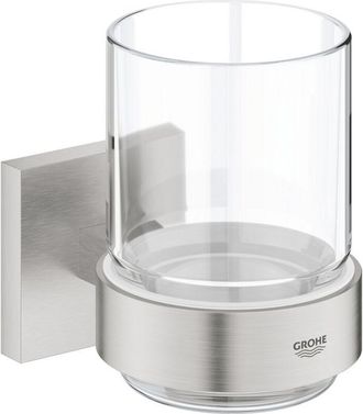 GROHE Vaso Con Soporte Grohe Start Cube Supersteel