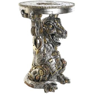 OEM Mesa Auxiliar Home Esprit Gris Multicolor Resina 36 X 33 X 51 Cm