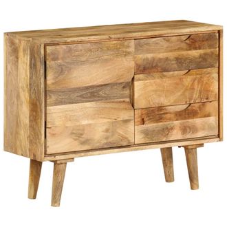 vidaXL Aparador De Madera Maciza De Mango 90x30x69 Cm Vidaxl