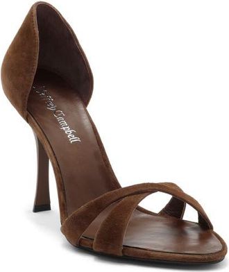 Jeffrey Campbell Graciela Sandal in Brown Suede at Nordstrom, Size 5.5