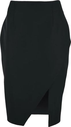 Liu Jo Black Asymmetrical Pencil Skirt