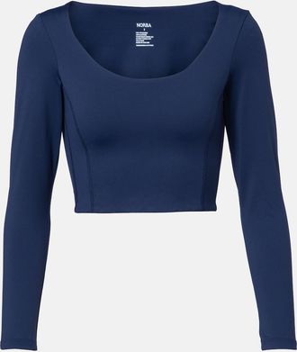 Norba Jersey crop top