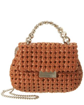 Stella McCartney Stella Mccartney Becks Weaved Mini Shoulder Bag