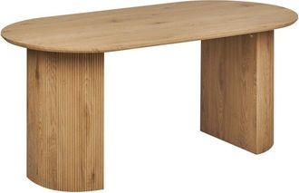 Beliani Dining Table SAVORY Light Brown 180 cm 90 cm