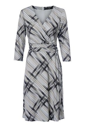 Mart Visser July Print Jurk Zwart / Creme